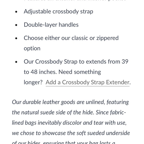 Portland Leather Black Embossed Tote - Picture 8 of 12